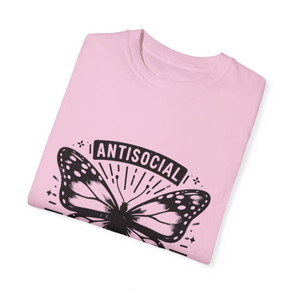 Anti Social Butterfly Tee - NotTodayLuciifer