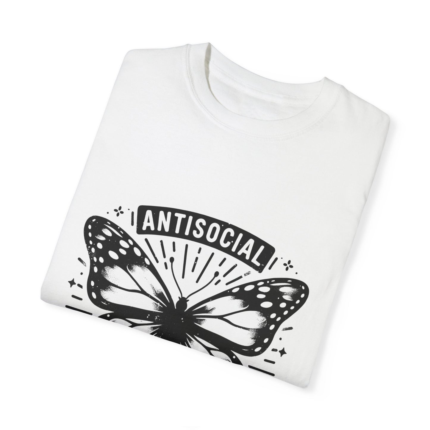Anti Social Butterfly Tee - NotTodayLuciifer