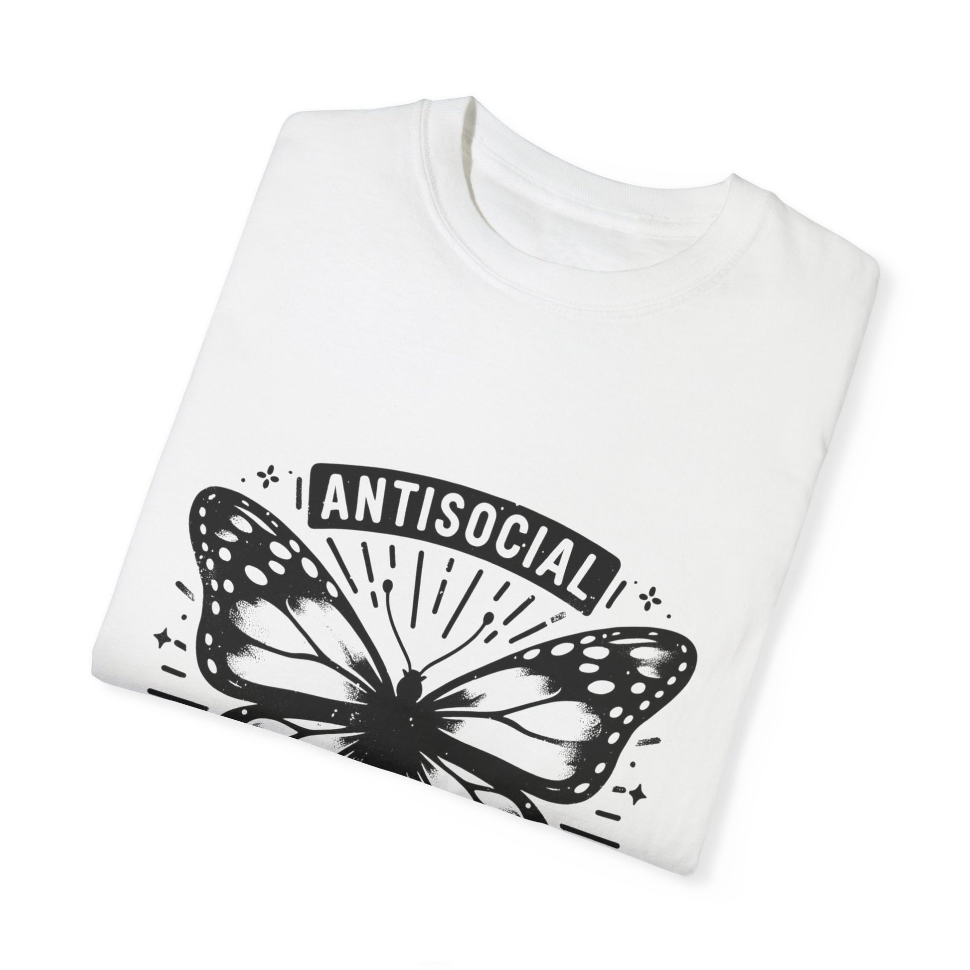 Anti Social Butterfly Tee - NotTodayLuciifer