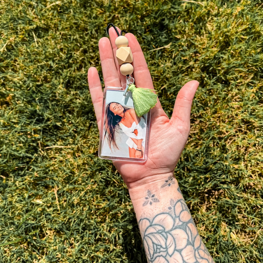 Personalized Initial Car Rearview Picture Hanger - NotTodayLuciifer