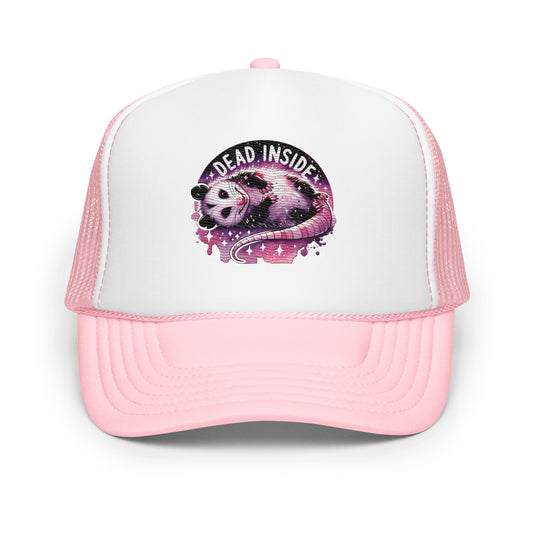 Dead Inside Opossum Trucker Hat